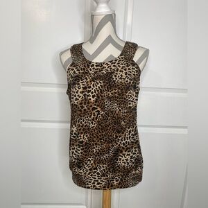 Style & Co Medium Animal Print Blouse